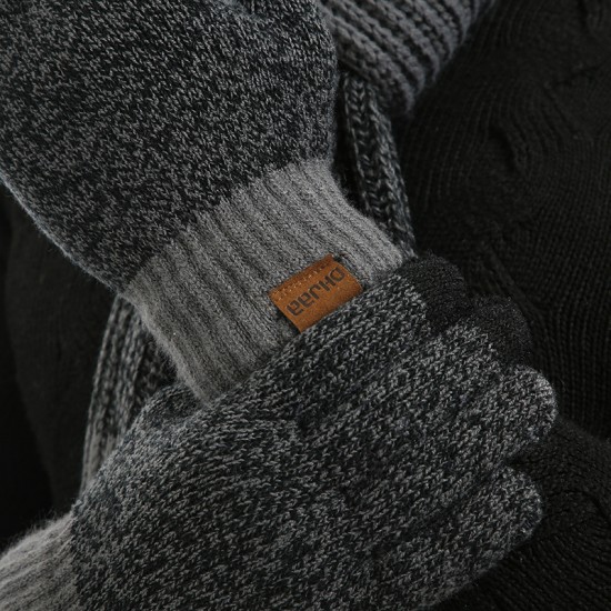 Cross-border Autumn And Winter Thickened Wool Cap Warm Suit New Men's And Women's Hat Scarf Gloves Three-piece Gift In Stock Cross-border Autumn And Winter Thickened Wool Cap Warm Suit New Men's And Women's Hat Scarf Gloves Three-piece Gift In Stock