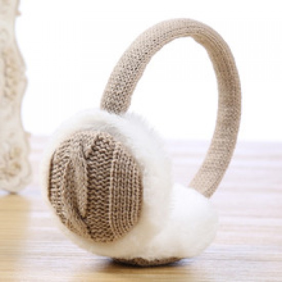 Wholesale of Korean-style women's versatile rabbit fur warm ear cups, plush ear warmers, head-worn cold-proof cartoon ear bags for autumn and winter Wholesale of Korean-style women's versatile rabbit fur warm ear cups, plush ear warmers, head-worn cold-proof cartoon ear bags for autumn and winter