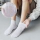 Spring and summer new men's all-cotton mesh thin boat socks, solid color simple, sweat-absorbent and breathable, pure cotton shallow socks wholesale