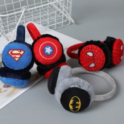 Wholesale of winter boys' and children's ear cups, warm ear covers, student anti-freezing, hero ear warmers, cute thickened plush ear bags