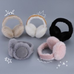 Winter anti-freezing and cold-proof ear bags, high appearance level, cute plush, foldable, winter ear protection, thickened women's warm ear cups