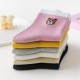 Cross-border autumn and winter cartoon and anime women's socks, Japanese cute bear socks, color-matching mid-top ins trendy casual socks manufacturer