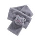 2021 Autumn and winter new brown cute winter solid-color rabbit ears adult stock two-in-one scarf, gloves and hat