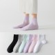 Wholesale of thin socks, women's summer cotton socks with mesh breathability, solid color cotton mid-calf socks, spring and autumn cotton socks, women's socks and long socks Wholesale of thin socks, women's summer cotton socks with mesh breathability, solid color cotton mid-calf socks, spring and autumn cotton socks, women's socks and long socks