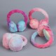 Cross-border one-corner children's warm ear cups, winter cold-proof imitation rabbit ear cups, wearable retractable ear bags in stock wholesale