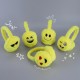 Cute smiling face ear cups, plush children's warm ear tips, telescopic ear cups, cartoon children's ear protection Cute smiling face ear cups, plush children's warm ear tips, telescopic ear cups, cartoon children's ear protection