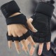 Fitness gloves, semi-pointing body upward grip strength, dumbbell, men's exercise equipment, wrist protection gloves, women's deadlift, barbell protection