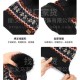Cross-border Europe And The United States Amazon Winter New Thick Warm Ladies Snowflake Hat Gloves Scarf Three-piece Set Manufacturers