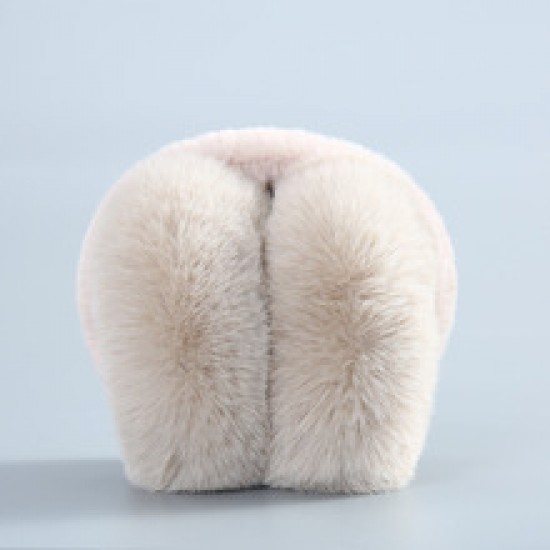 Factory wholesale foldable women's winter warm ear cups, imitation mink fur men's ear covers, cold-proof ear warm ear protectors, and consignment