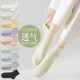 Women's new autumn and winter collection of black and white candy-colored mid-top socks, solid-color cotton socks, ins trendy and versatile sweat-absorbing sports socks