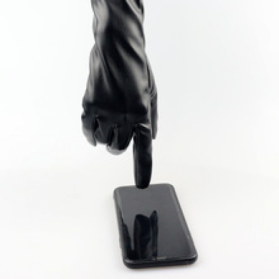 50CM touch screen leather super-long gloves, extended dancing leather jacket elbow guard, black sexy nightclub lady fur gloves 50CM touch screen leather super-long gloves, extended dancing leather jacket elbow guard, black sexy nightclub lady fur gloves
