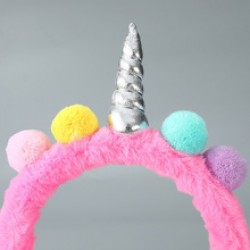 Wholesale of cross-border exclusive unicorn warm ear cups, winter ear tips for cold protection, rabbit fur imitation, top-worn, retractable ear bags