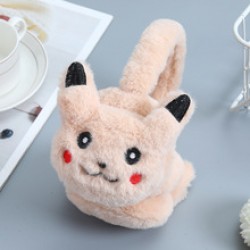 Wholesale of winter Korean-style pickup truck cartoon decals for women, rabbit hair ear cups for students, thickened and warm headwear ear tips
