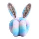 The new winter plush colorful unicorn ear cups with velvet windproof and ear protection earbags are foldable