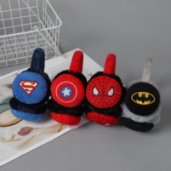 Wholesale of winter boys' and children's ear cups, warm ear covers, student anti-freezing, hero ear warmers, cute thickened plush ear bags