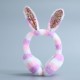 The new winter plush colorful unicorn ear cups with velvet windproof and ear protection earbags are foldable