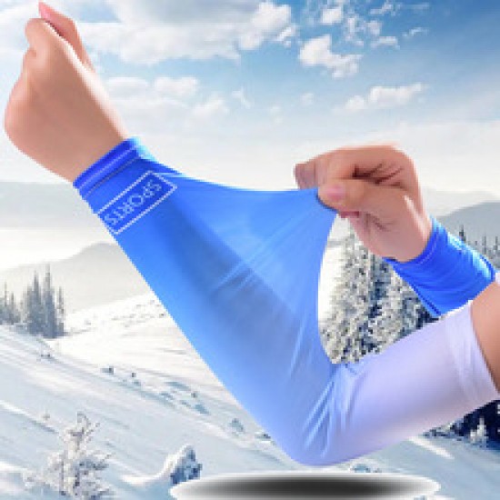 Sun protection sleeves, summer sun protection ice sleeves, men's and women's styles, UV protection, gradient for driving and cycling, outdoor ice silk gradient