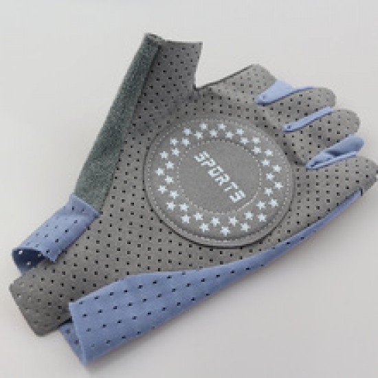 Children's half-finger gloves, cycling protection, anti-slip balance bike, roller skating, mountain climbing, horizontal bar, thin bicycle sports gloves