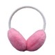 Foldable ear cups for both men and women to keep warm, windproof and frost-proof in winter. The whole detachable memory hair band and simple plush ear bags