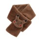 Cartoon scarf, warm scarf for adults and children, thick and warm for kids, plush scarf for girls and boys