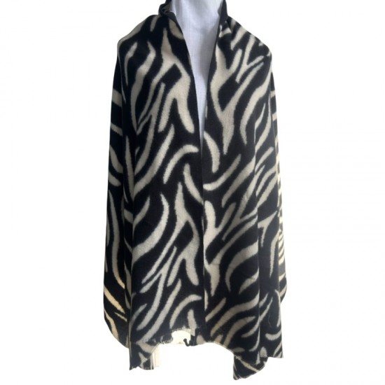 New leopard print scarf for women, classic imitation cashmere tassel shawl, European and American versatile warm scarf factory direct sales and wholesale