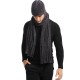 2025 Cross-border Foreign Trade Hat Men's And Women's Wool Knitted Hat Thickened Chenille Hat Scarf Gloves Three-piece Set
