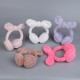 Autumn and winter girlish pink ear cups, cartoon little rabbit ears, warm ear cups, skin-friendly plush ear cups, factory direct sales