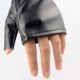 50CM touch screen leather super-long gloves, extended dancing leather jacket elbow guard, black sexy nightclub lady fur gloves 50CM touch screen leather super-long gloves, extended dancing leather jacket elbow guard, black sexy nightclub lady fur gloves
