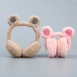 Winter new warm ear tips for women, cute ear bags for winter, plush ear covers, cycling ear warmth protection, cold-proof folding ear cups