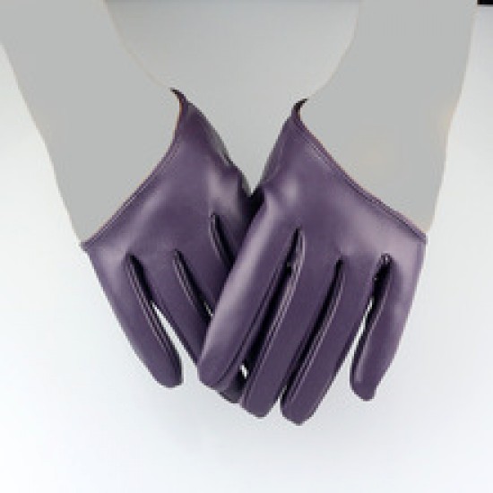 Wholesale ds gloves for women's backless, half-palm, full-finger imitation leather dancing, photography, wedding dresses, nightclub performances, Sex and the City