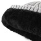 Winter European And American Dome Men's And Women's Hat Simple Joker Knitted Wool Beanless Fleece-lined Double Outdoor Warm Hat