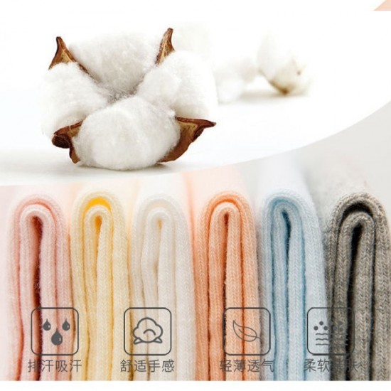 Autumn and winter candy-colored cute women's socks, Japanese style bear solid color mid-calf socks, all-season patchwork color ins trendy and versatile socks