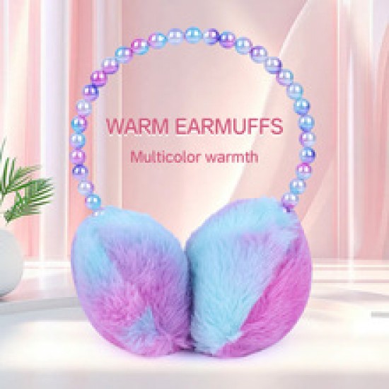 Winter plush ear cups, thickened windproof and ear-protecting Korean version cute ear tips, outdoor ear cups are fashionable and versatile Winter plush ear cups, thickened windproof and ear-protecting Korean version cute ear tips, outdoor ear cups are fashionable and versatile
