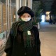 Wholesale New Year atmosphere Chinese red tassel women's autumn and winter new style knitted warm Korean version Christmas checkered scarves