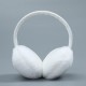 Foldable ear cups for both men and women to keep warm, windproof and frost-proof in winter. The whole detachable memory hair band and simple plush ear bags