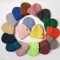 Winter European And American Dome Men's And Women's Hat Simple Joker Knitted Wool Beanless Fleece-lined Double Outdoor Warm Hat