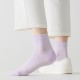 Wholesale of thin socks, women's summer cotton socks with mesh breathability, solid color cotton mid-calf socks, spring and autumn cotton socks, women's socks and long socks Wholesale of thin socks, women's summer cotton socks with mesh breathability, solid color cotton mid-calf socks, spring and autumn cotton socks, women's socks and long socks
