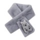 2021 Korean version autumn and winter plush children's scarf, cartoon plush scarf, warm neck for boys and girls, imitation rabbit fur