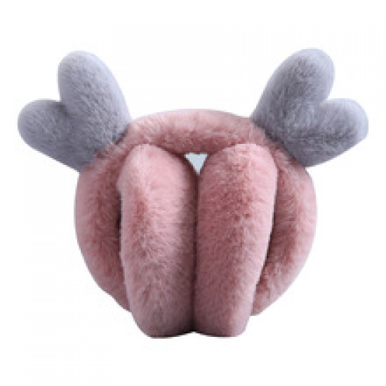 Ladies' plush cartoon ear warmers, student fleece winter ear warmers and ear bags, autumn and winter ladies' warm ear warmers and ear covers