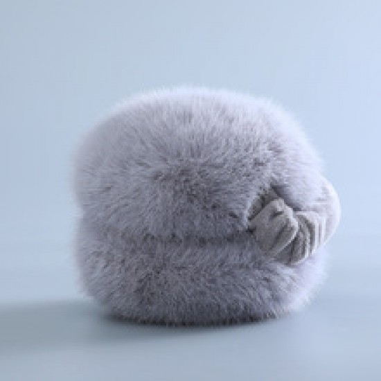 Big fluffy ball ear cups, warm female ear covers, thickened ear bags for winter, warm ear covers, student ear protection, cute and fluffy