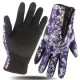 Ski gloves, autumn and winter touch screen cycling gloves, men's and women's fleece outdoor warmth, fleece waterproof zipper for couples