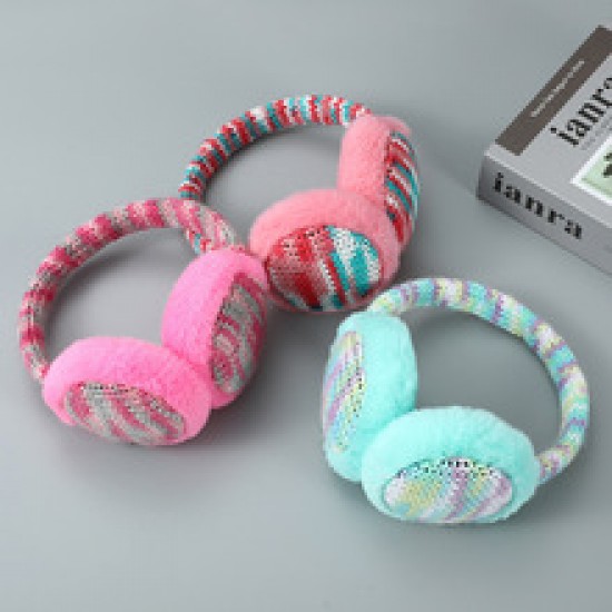 New autumn and winter foldable ear cups, Korean version imitation rex rabbit fur warm ear cups, men's and women's fashionable student ear warming ear cups New autumn and winter foldable ear cups, Korean version imitation rex rabbit fur warm ear cups, men's and women's fashionable student ear warming ear cups