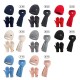 Cross-border Scarf Gloves Hat Three-piece Winter Cold-proof Earmuffs Head Wool Outdoor Warm Knitted Hat