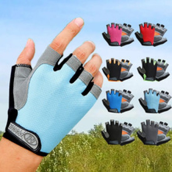Half-finger gloves, outdoor cycling, summer sun protection, yoga, driving, shock absorption, anti-slip, silicone disc mesh, breathable design Half-finger gloves, outdoor cycling, summer sun protection, yoga, driving, shock absorption, anti-slip, silicone disc mesh, breathable design