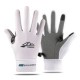 Two-finger fishing gloves, summer sun protection, flip cover, leaky finger, anti-slip and breathable cycling and driving gloves for men, women and couples