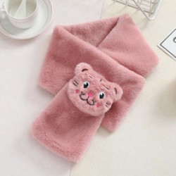 Cartoon scarf, warm scarf for adults and children, thick and warm for kids, plush scarf for girls and boys