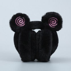 Winter new warm ear tips for women, cute ear bags for winter, plush ear covers, cycling ear warmth protection, cold-proof folding ear cups