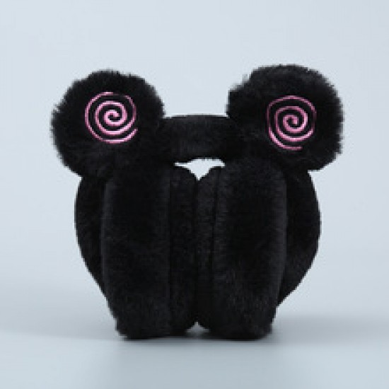 Winter new warm ear tips for women, cute ear bags for winter, plush ear covers, cycling ear warmth protection, cold-proof folding ear cups