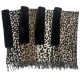 New leopard print scarf, classic fringed shawl for women, versatile for autumn and winter, warm scarf manufacturer wholesale